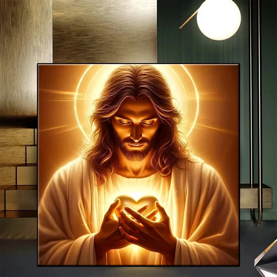 

Diamond Painting Kit New Religion of Christ Jesus 5d Diamond Embroidery Mosaic Gift Home Decor Picture
