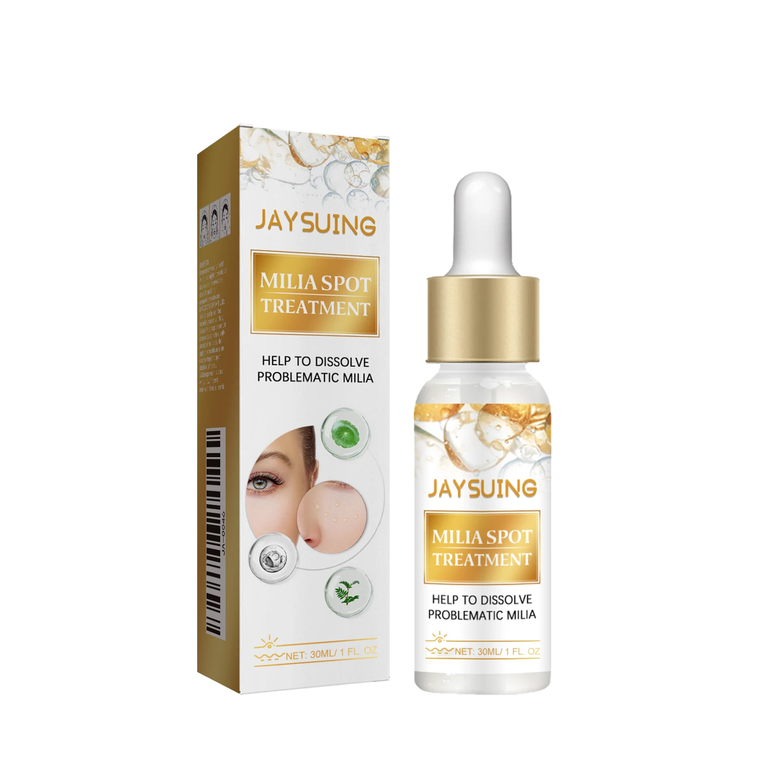 Fat Granules Removal Eye Serum Milia Spot Treatment Puffiness Repair Fine Lines Oil Control Moisturize Eye Skin Soothing Essence