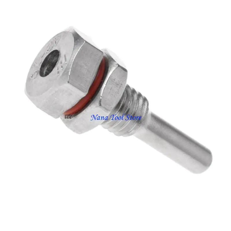 31GJ 7 Styles L35-300mm Thermowells en acier M10X1.5 filetage OD6mm pour les capteurs contrôleurs température