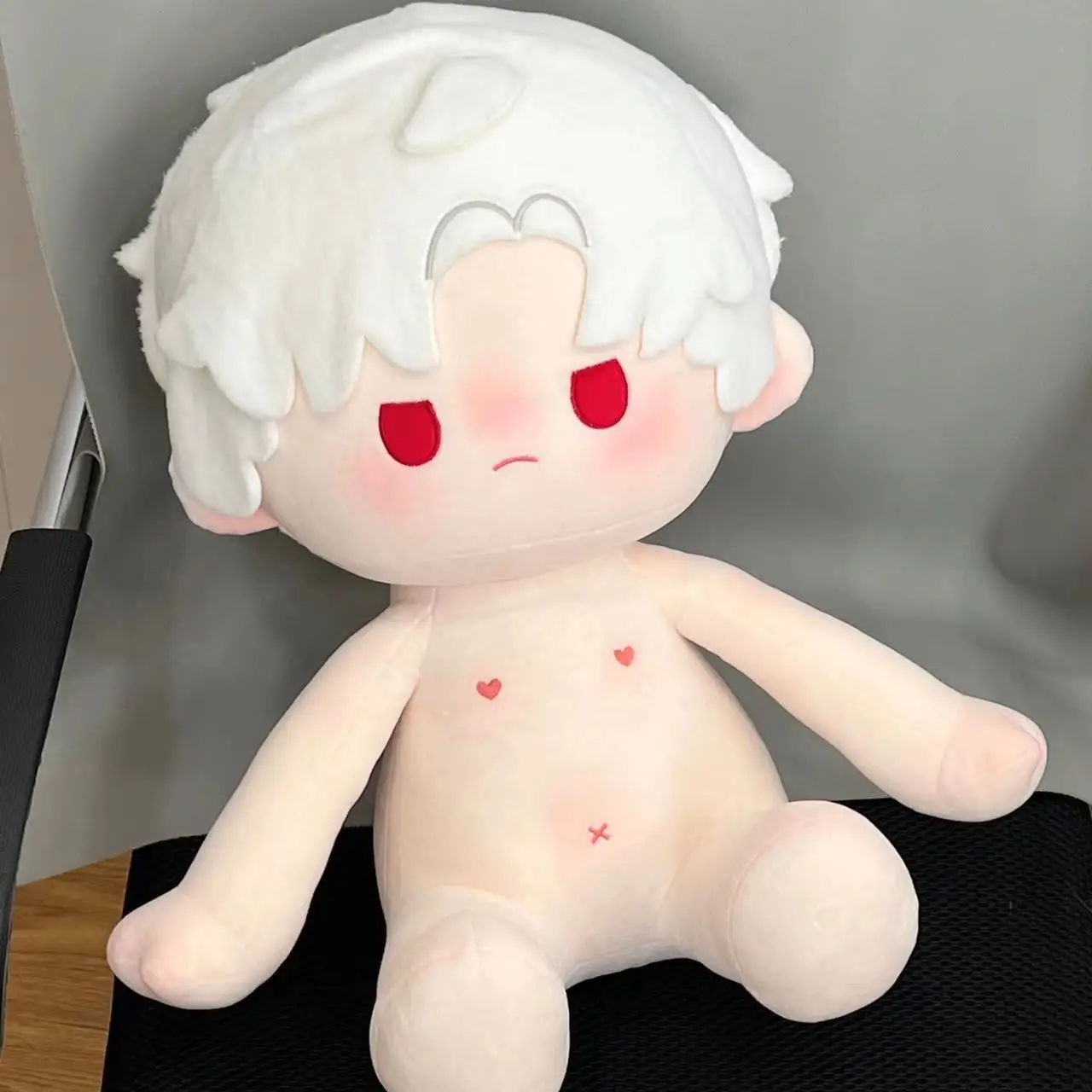 

40CM Game Love and Deepspace Sylus Crow Figure Student Siesta Pillows Cotton Doll Dress Up Clothes Cosplay Plushies Gift