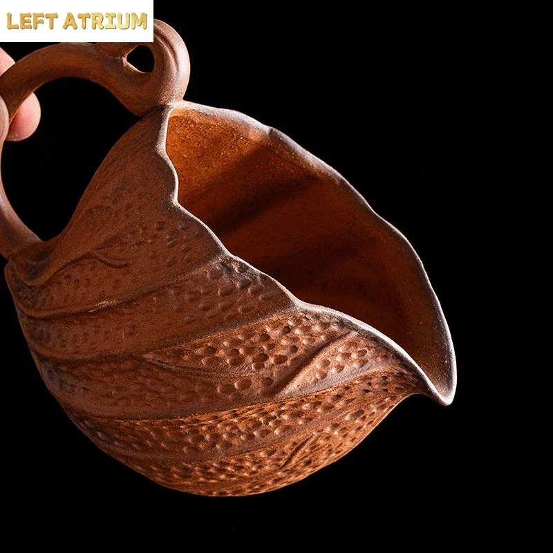 Rock clay Coarse Pottery Public Cup Ceramic Chahai Cup Kung Fu Tea Accessories Tea Infusers Sharing Cup Tea Dispenser