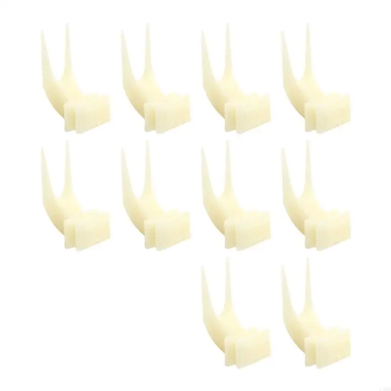 L4MB PET BIRD Fork Bộ 10 con chim thực phẩm Xân khúc trái cây ăn cho con vẹt con