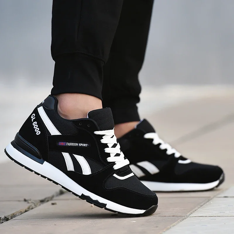 أحذية ركض منخفضة القمة للرجال أحذية رياضية كاجوال خفيفة الوزن للصيف على الطراز القديم أحذية تشغيل بطيئة شبكية قابلة للتنفس #3