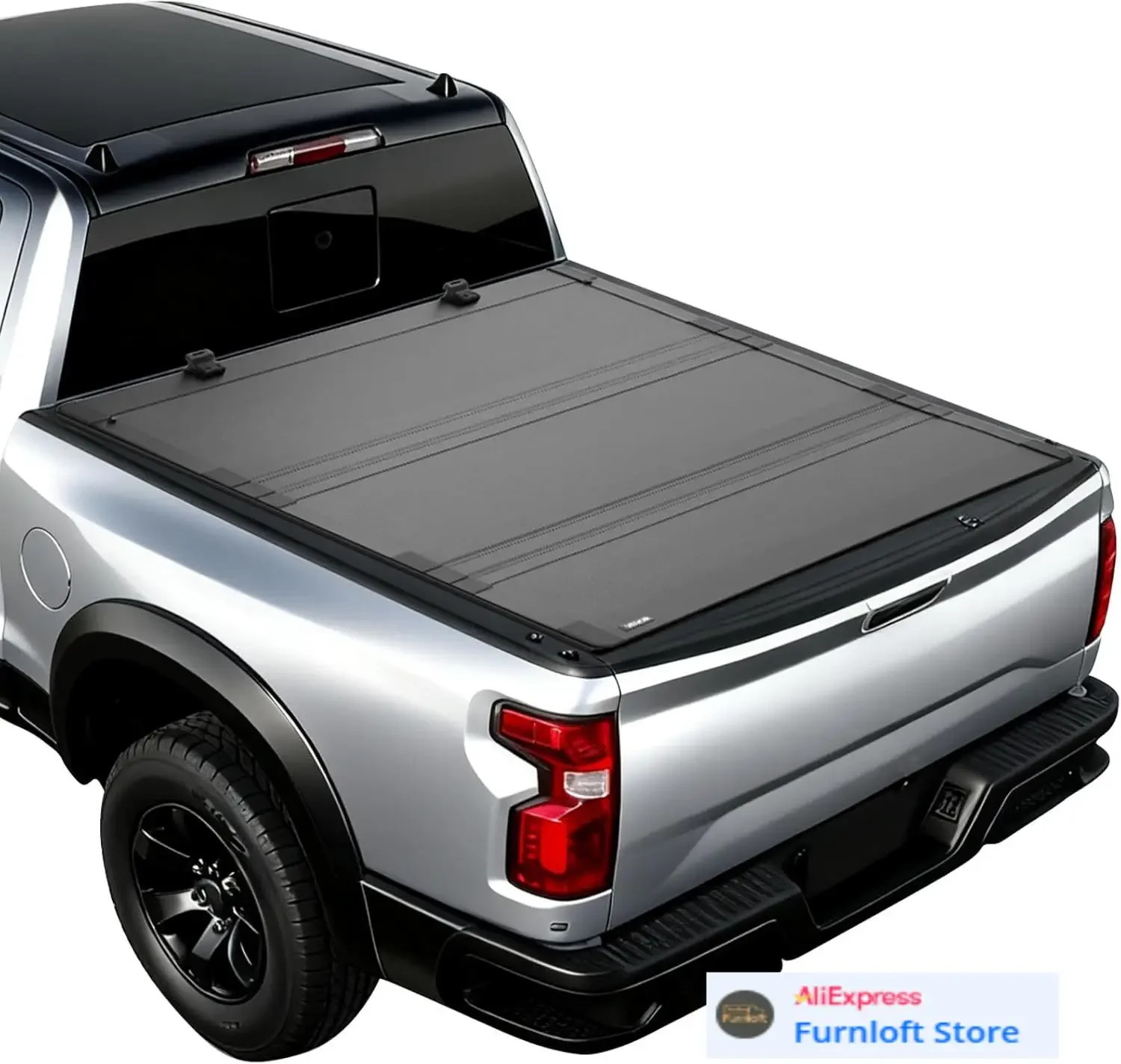 Hard Tri-Fold Truck Bed Tonneau Cover, Compatible with 2019-2025 Dodge Ram 1500 5.6 ft (67.4 in) Bed, Waterproof Low-Profile