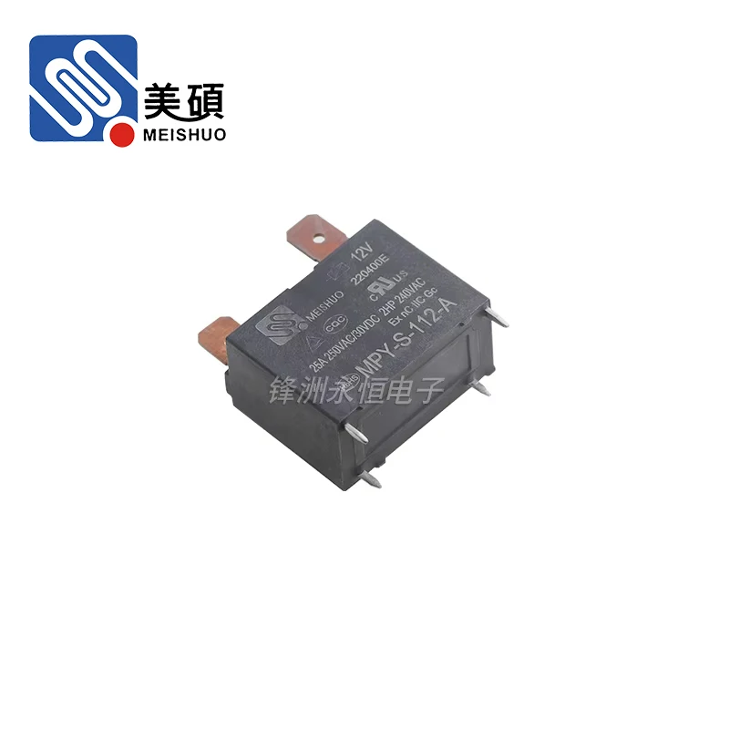 1Pcs MEISHUO Relay MPY-S-112-A 12V Air Conditioning Relay 4Pin Current 25A 250VAC Replaceable SKF-112DM G4A-1A-E-12V