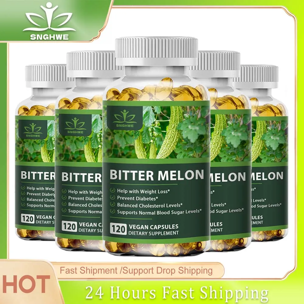 

Extra Strength Nutrition Bitter Melon Extract Supplement Organic, Non-GMO, Vegan, ,Gluten Free