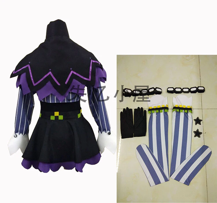 COS-HoHo Anime Vtuber Hololive Murasaki Shion Game Suit Lovely Uniform Cosplay Costume Halloween Party Role Play Outfit Women