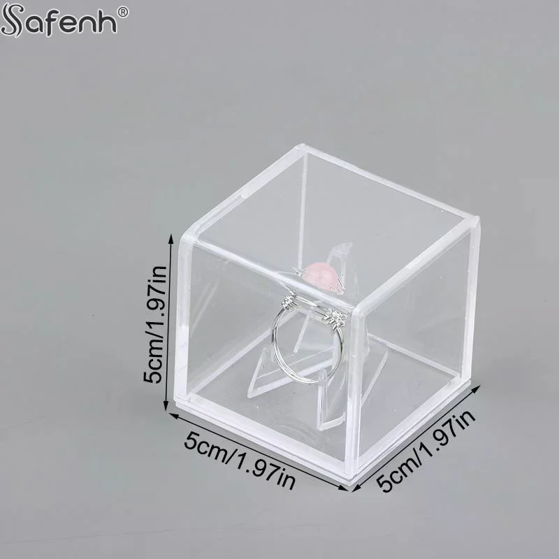 Acrylic Guitar Pick Display Box With Stand Collectible Rack Storage Case Transparent Pick Jewelry Holder For Guitar Accessories