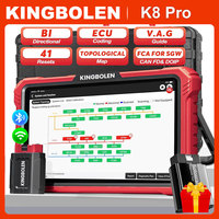 2025 Kingbolen K8 Pro Bidirectional Scan Tool, 34+ Services, ECU Coding,Full System Diagnostic Scanner,Support CANFD&DoIP, FCA