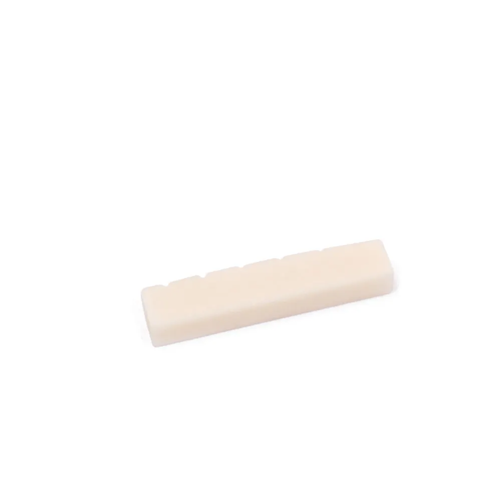 5Pcs Guitar Nut Oxen Bone Slotted Lightweight Compact Portable Easy to Sand File Resistant Flaking Guitar Nuts