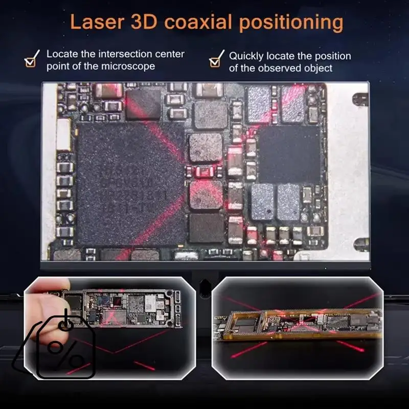 ABJO-интегрированный микроскоп, тепловизионная лампа УФ-отверждения, расширяемая тепловизионная лампа + ремонт вентилятора