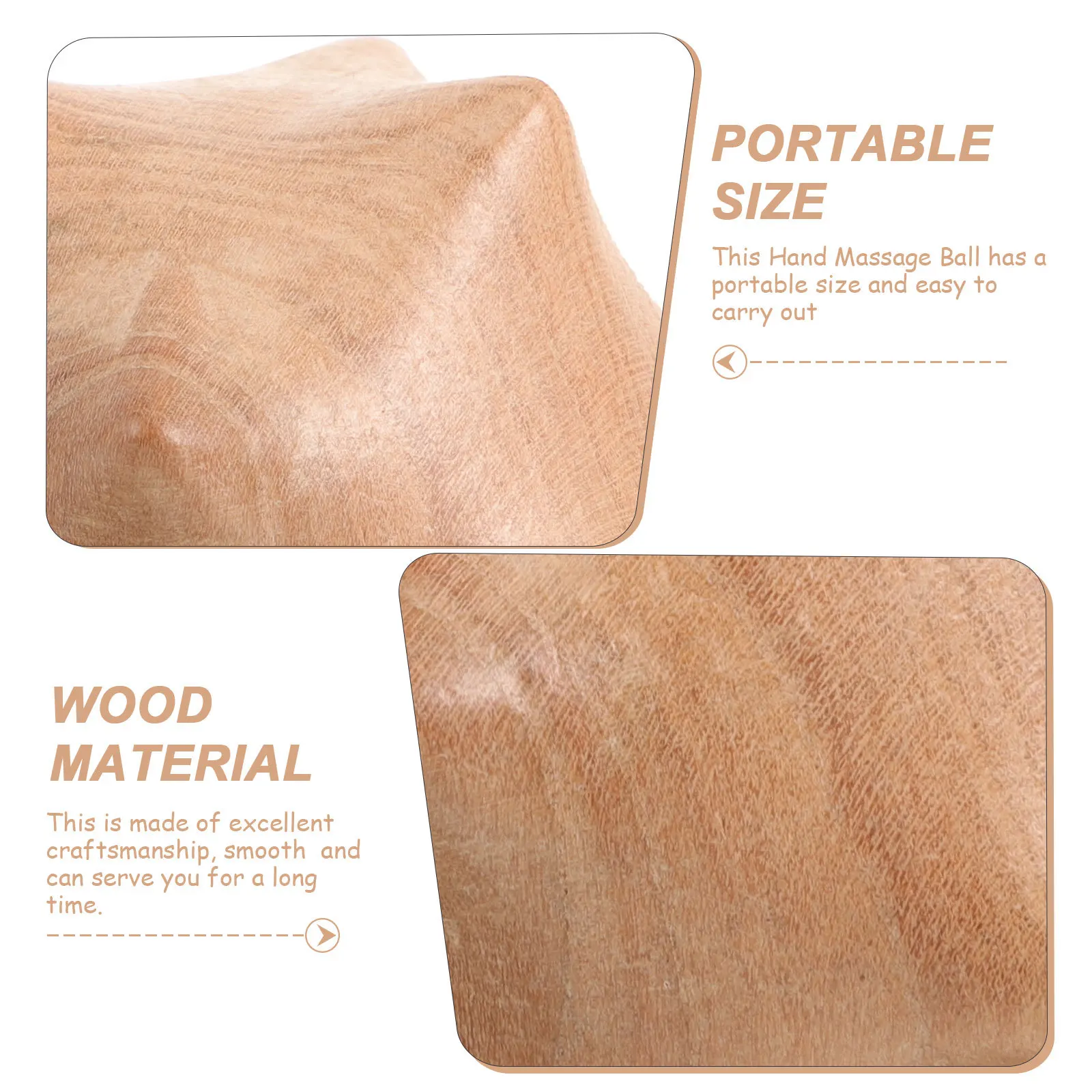 

Hand Massage Ball Wooden Rolling Ball Portable Hand Exercise Finger Massage Relaxing Palm Exercise Balls Wooden Balls