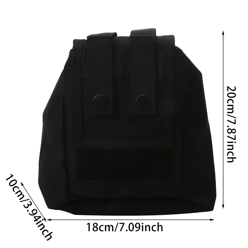 Folding Pouch Dump Magazine Bag Hunting Paintball Recycling Storage Ammo Waist Bag Storage Bag