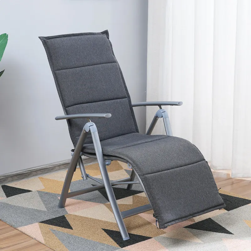 Lunch Folding Chair Outdoor Portable Balcony Recliner Backrest Camping Chair Sun Lounger Fishing Relax Beach Home Furniture