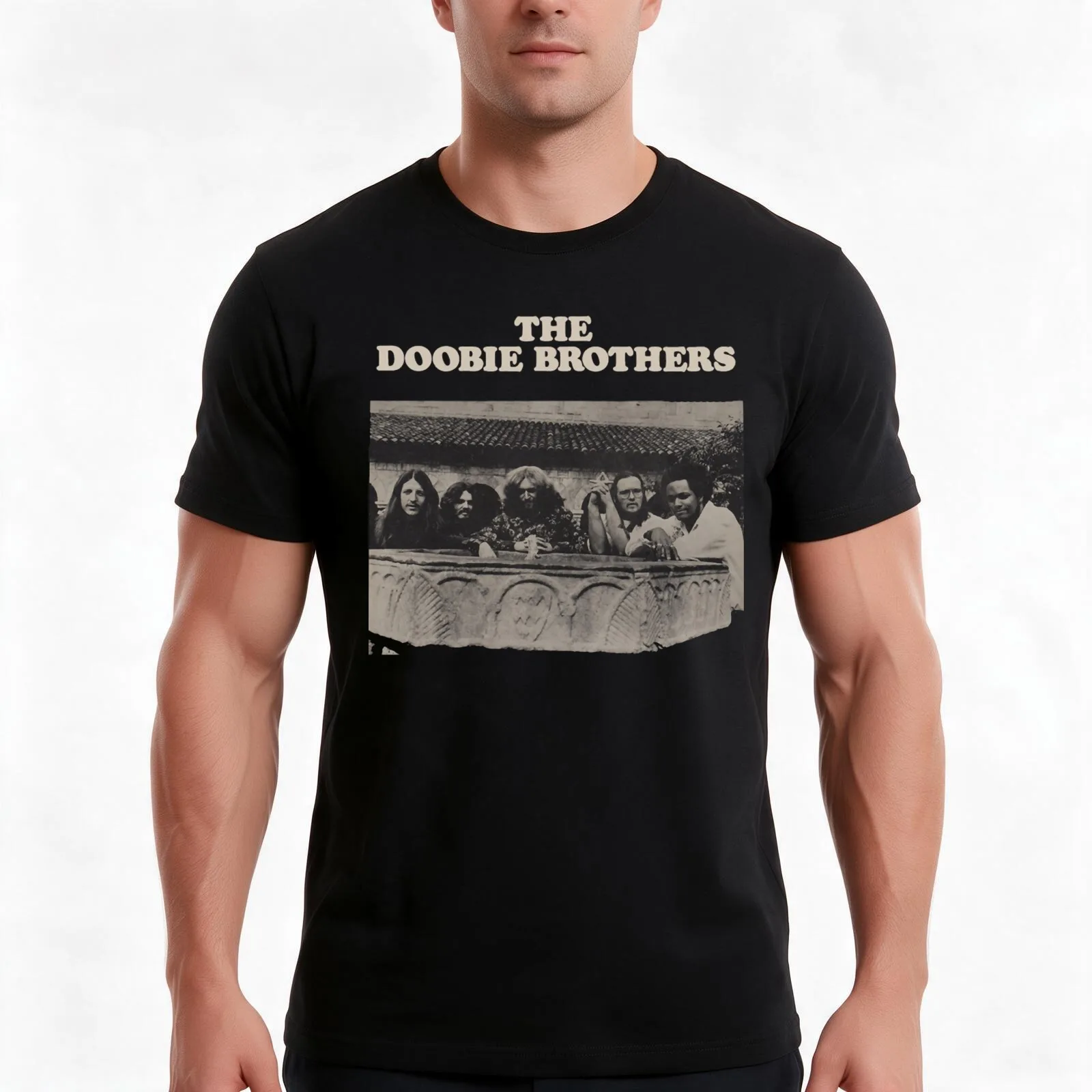 thé dóóbié bróthérs VINTáGé T-Shirt Summer Casual Cotton Tee Oversized Streetwear Tops Vintage Graphic Print 100% Cotton