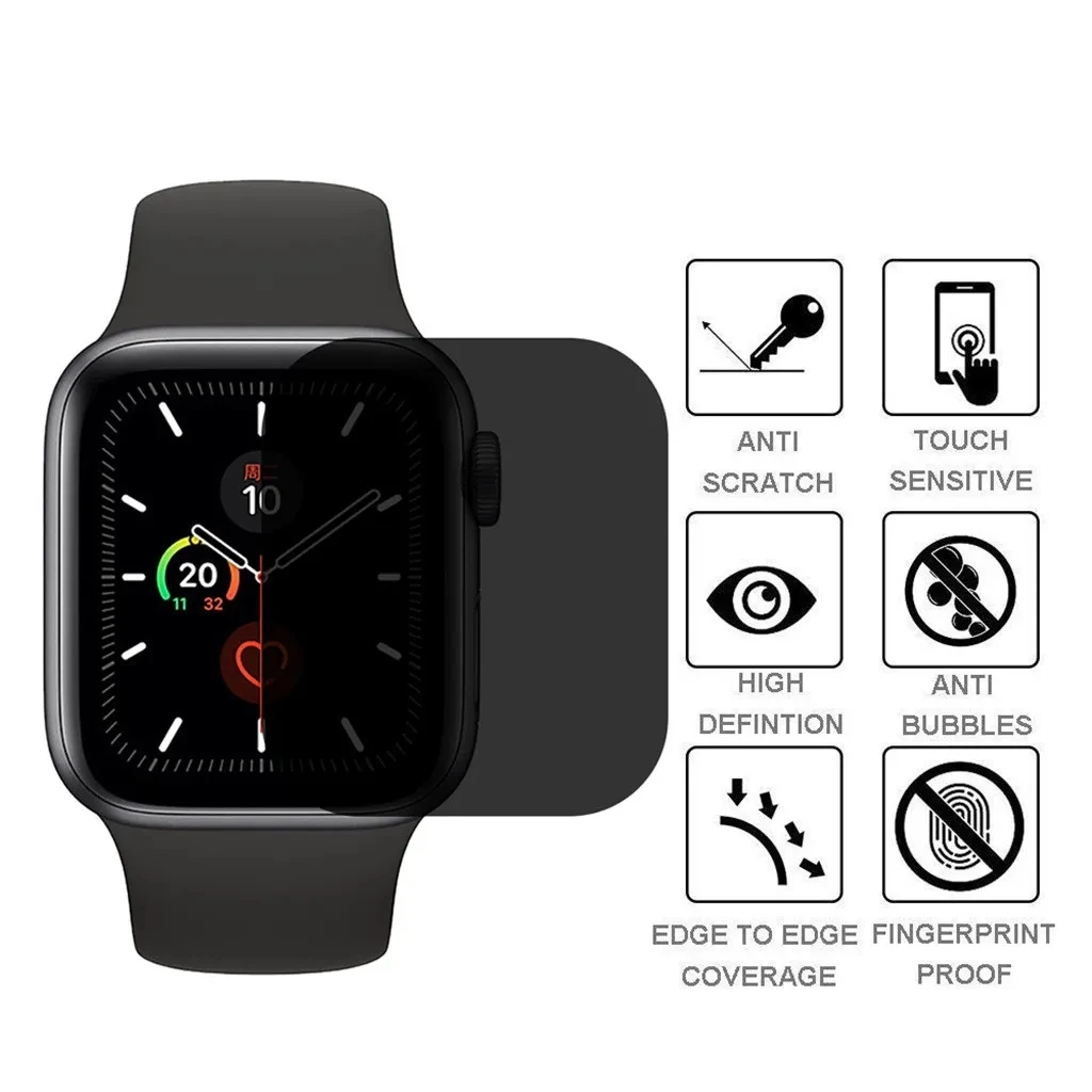 Prywatność Hydrożel 1 szt. do Apple Watch Ultra 49 mm Ochraniacz ekranu iWatch Series 9 8 7 SE 6 5 4 3 45 mm 41 mm 44 mm 40 mm 42 mm 38 mm