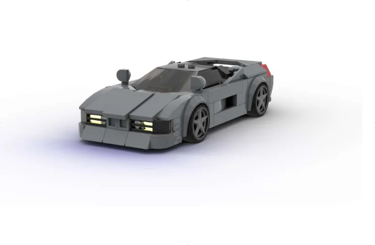 

2024 C2 City Car Classic Speed Champion Building Blocks Model Children's Toy Racing Car Gift