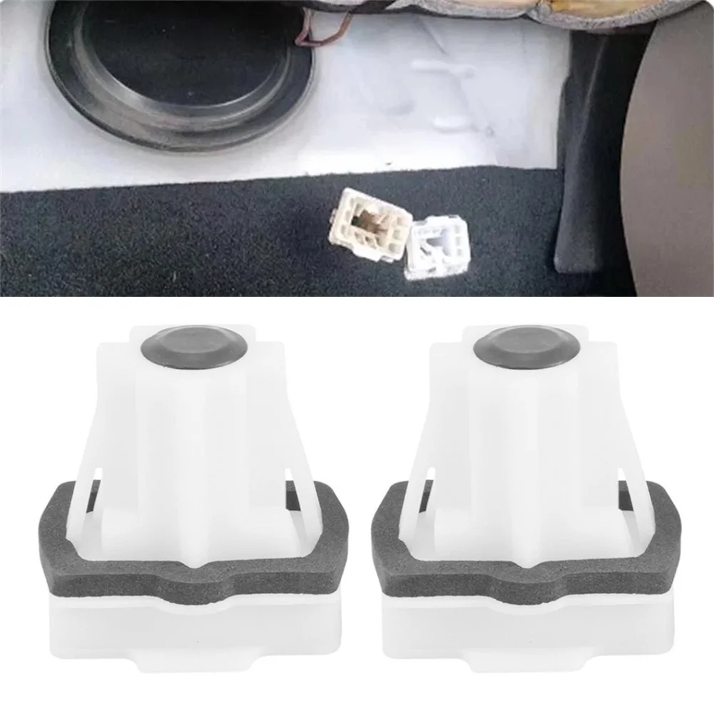 Plastic Seat Clips Car Seat Retainer Clips For Seat Assembly White Plastic Car Clip Set Stable Characteristics Plastic Material