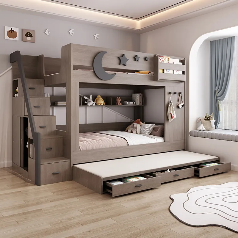 

Safety Decoration Kids Beds Wooden Europe Luxuce Modern Style Kids Bed Design Single Custom Lettino Per Bambini Furniture Home