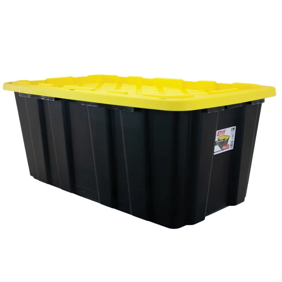 

40 gallon Tough Tote 2 Pack, Black and Yellow