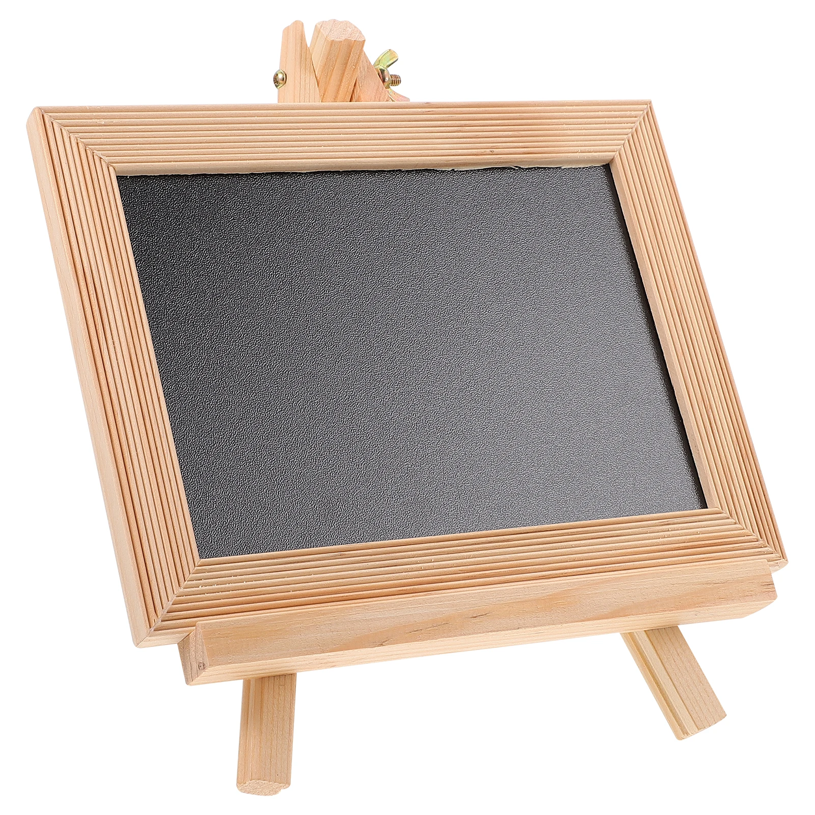 1 conjunto de placa de pintura de caligrafia multifuncional pequeno quadro negro de mesa de madeira maciça para loja de escritório em casa