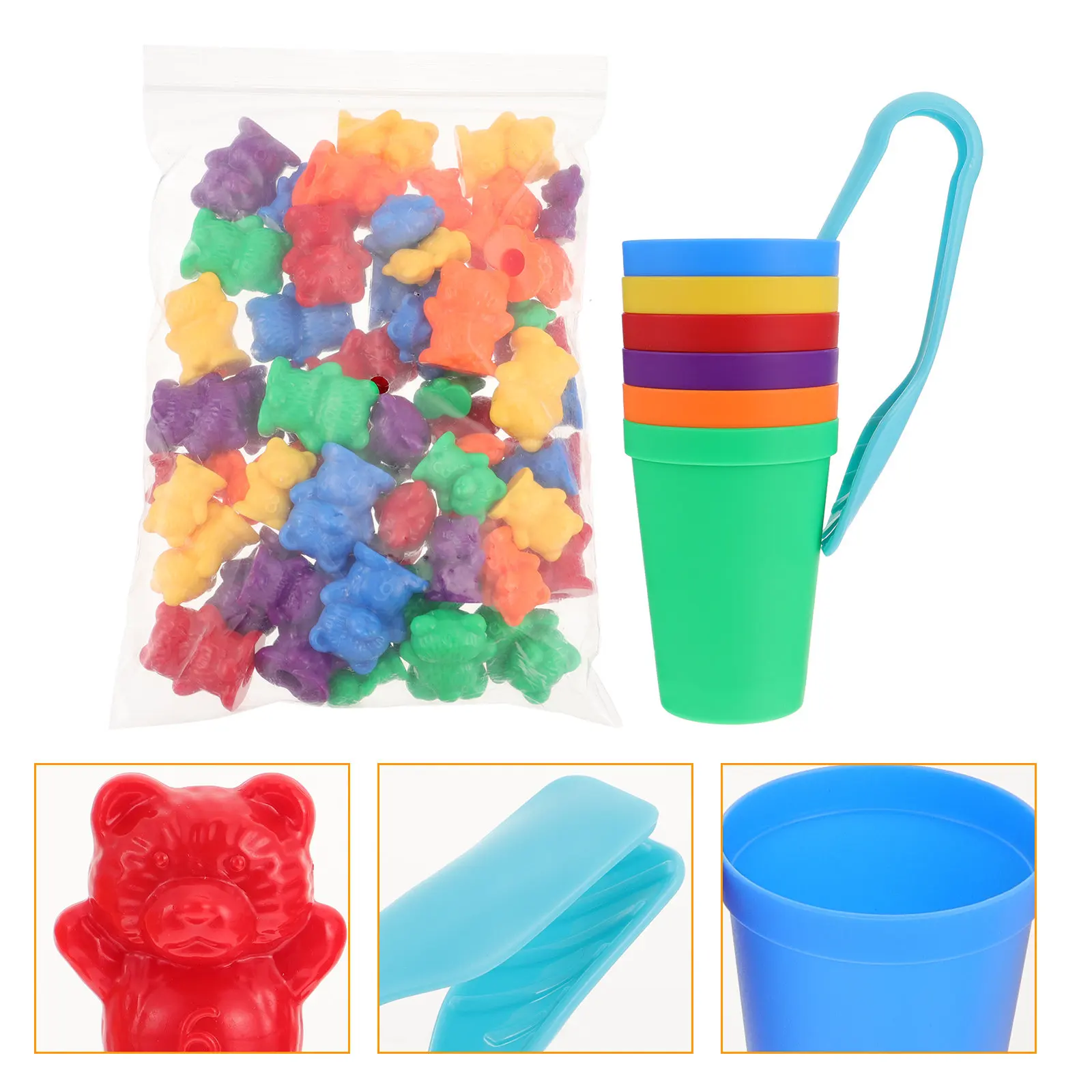 

1Set Colorful Counting Preschool Counting Game Cognitive Development Early Education for Kids Kids Preschool Toy