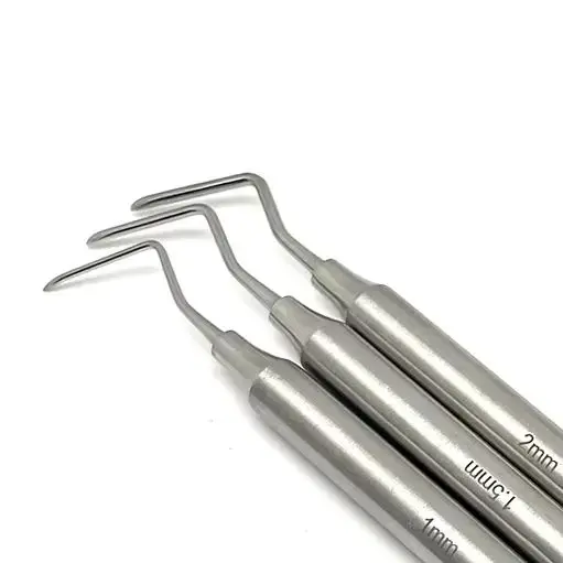 

Dental Minimally Invasive Extraction Root Tip Pick Tool Stainless Steel Sharp Tip Dentistry Lab Tools