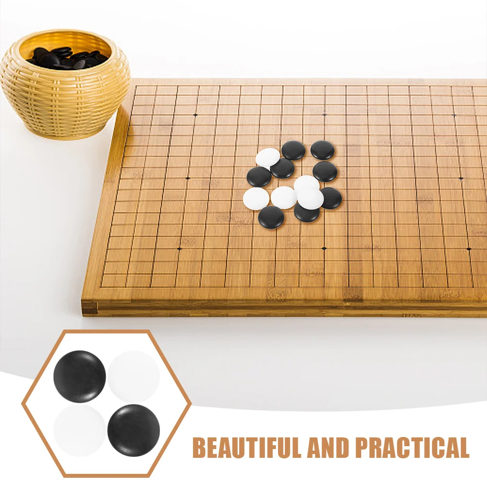 200 قطعة قطع الشطرنج الذهاب لون بسيط عصري مريح اللمس النوادي المدرسية ملحق الذهاب الحجارة قطعة الشطرنج الحرفية