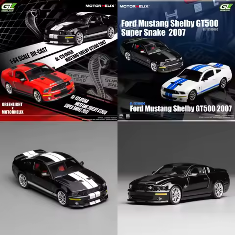 [PreSale] Motorhelix 1:64 Mustang Shelby GT500 TYPE R FL5 HKS S2000 JS FD2 EK9 Lancer EVO lV GSR Mine's Diecast Model Car