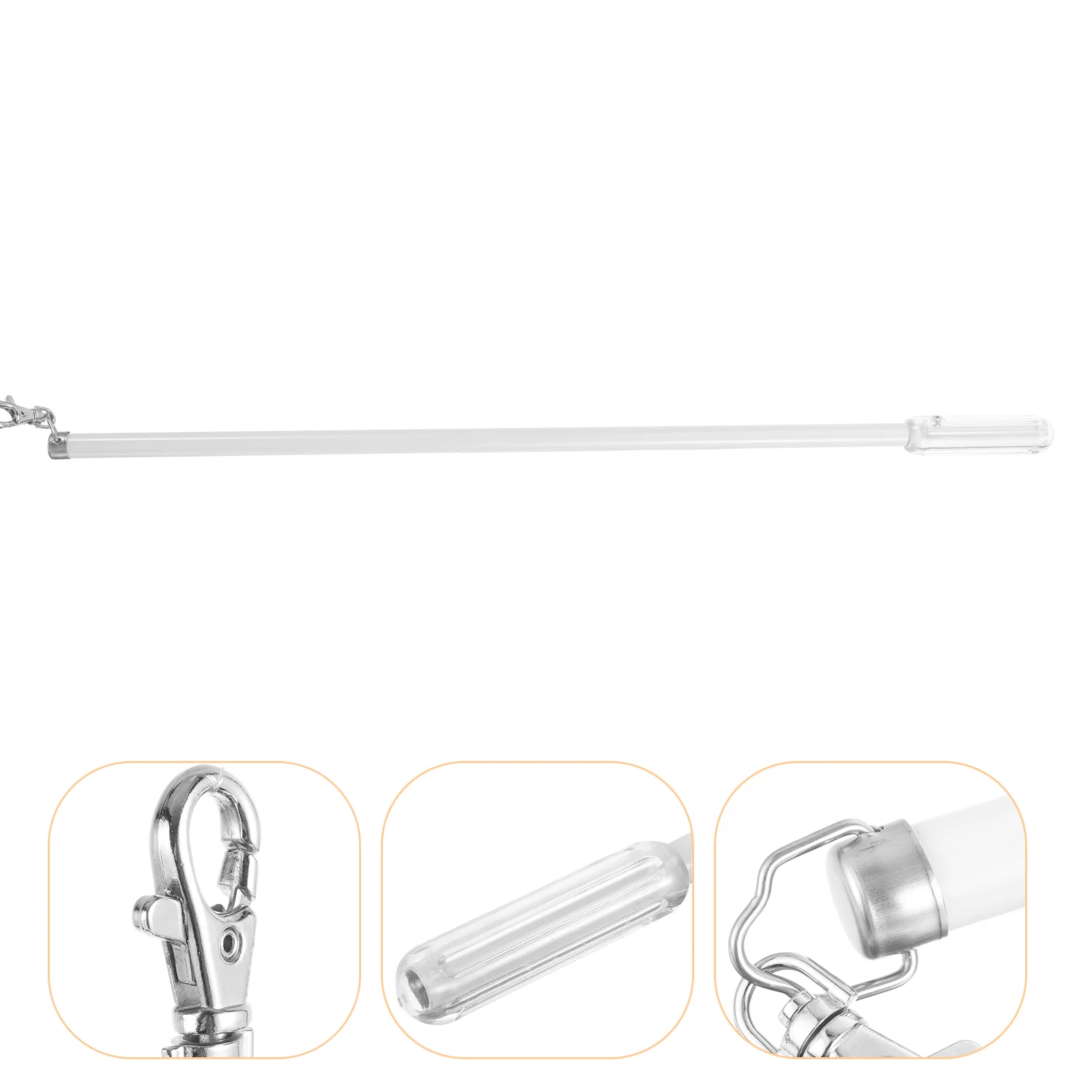 50cm Aluminum Alloy Curtain Track Roman Rod Manual Push and Pull Small Lever Hand (black) Rods Drapery 21 Inch Pole Out Ceiling