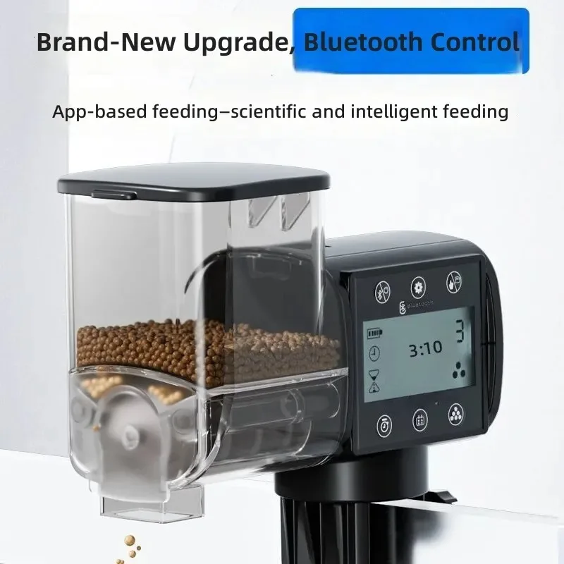 for  Bluetooth Smart Timing Fish Tank Feeder Automatic Ornamental Fish Turtle Food Aquarium Device