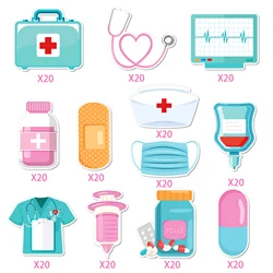 Nurse's Day Theme Mini Sticky Memo Notes Pads Self Stick Funny Nurse Memo Pads for Nurse Day Party Supplies
