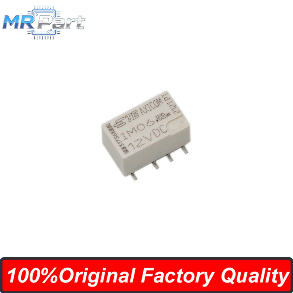5pieces Original Factory IM06GR Signal Relay 12VDC 2A No Latch Two-group Converter SMD-8