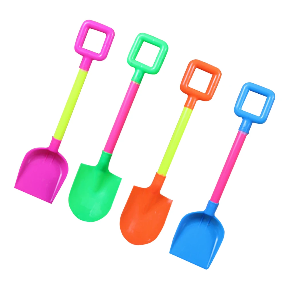 4-delige strandschepset Gereedschap voor kinderen Zandspeelgoed Graafspeelgoed Spade Seaside Palstic