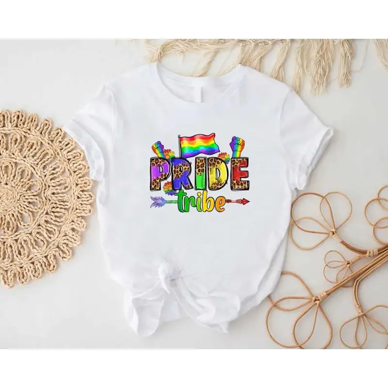 

Pride Tribe T Shirt Trans Lesbian Lgbt Flag Human Festival Outfit Love Is Gender Equality