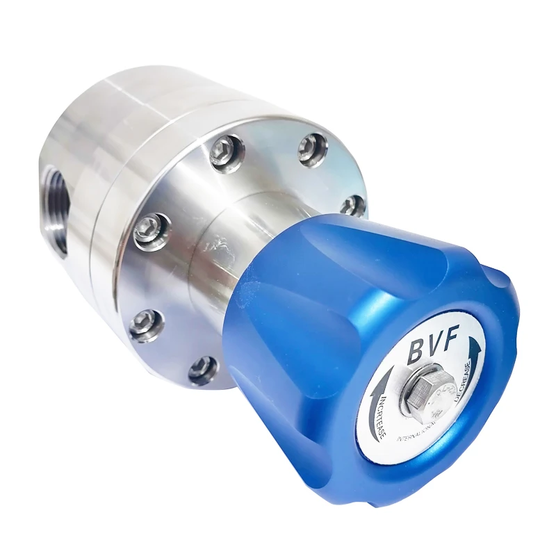 BVF BR9 Stainless steel extra-large flow regulator with flow coefficient Cv6.6 and NPT 1