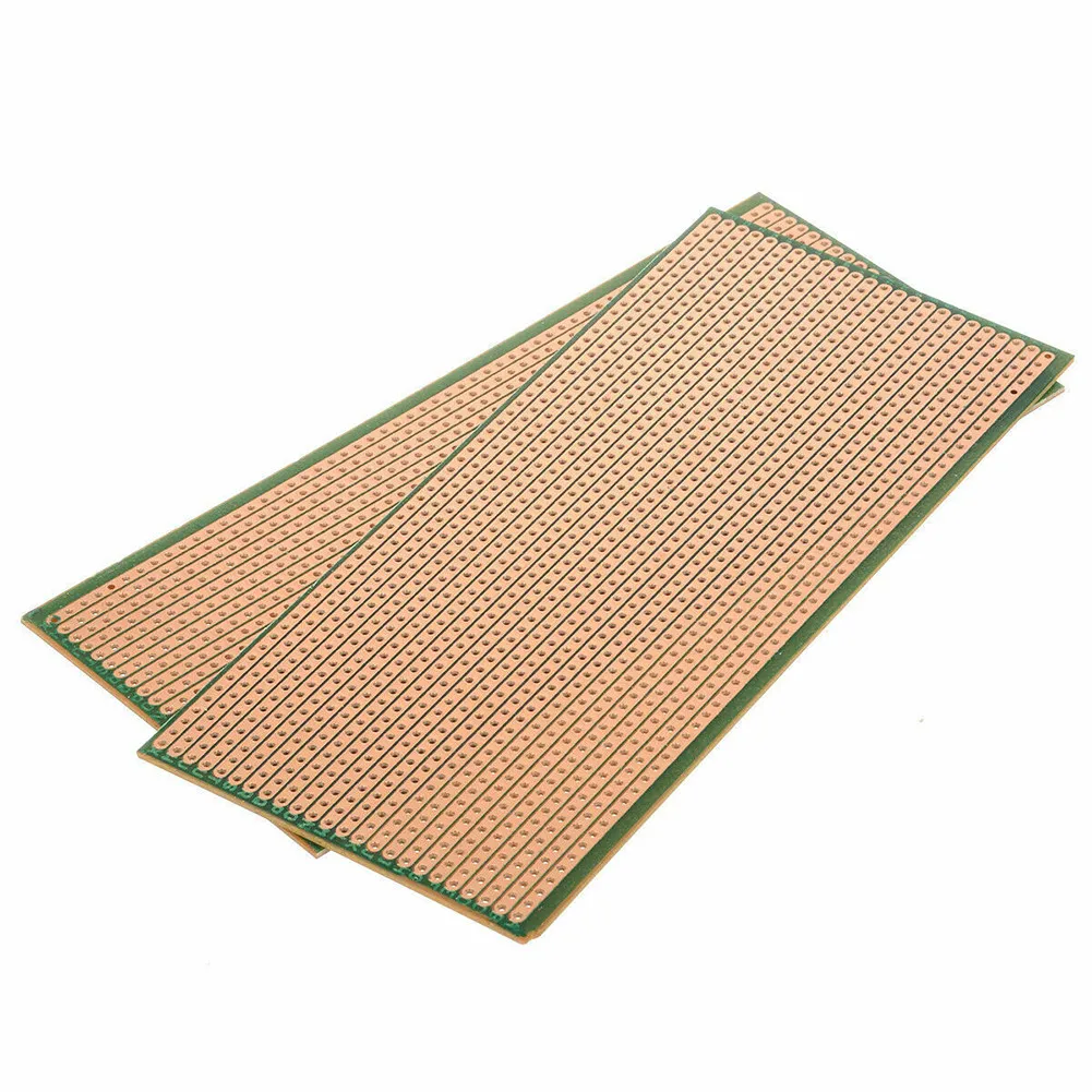 1.2MM PCB Platine Single Side Circuit Perf Board 16.5 X 14.5 Cm 2Pcs Stripboard Uncut Veroboard Quality Durable