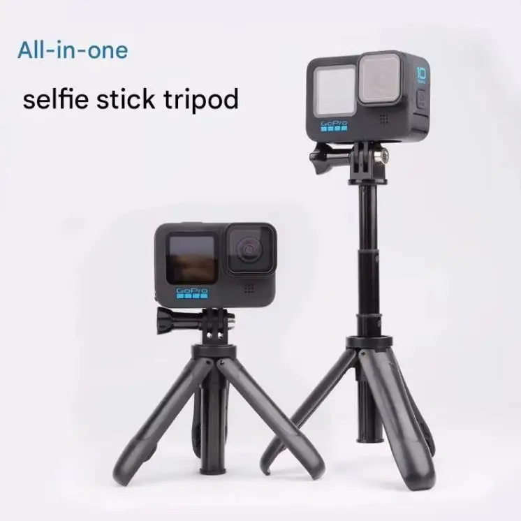 GoPro Shorty Mini pôle pour Go Pro Hero13 12 11 10 9 noir Session caméra d'action Vlog trépied pliable monopode accessoire