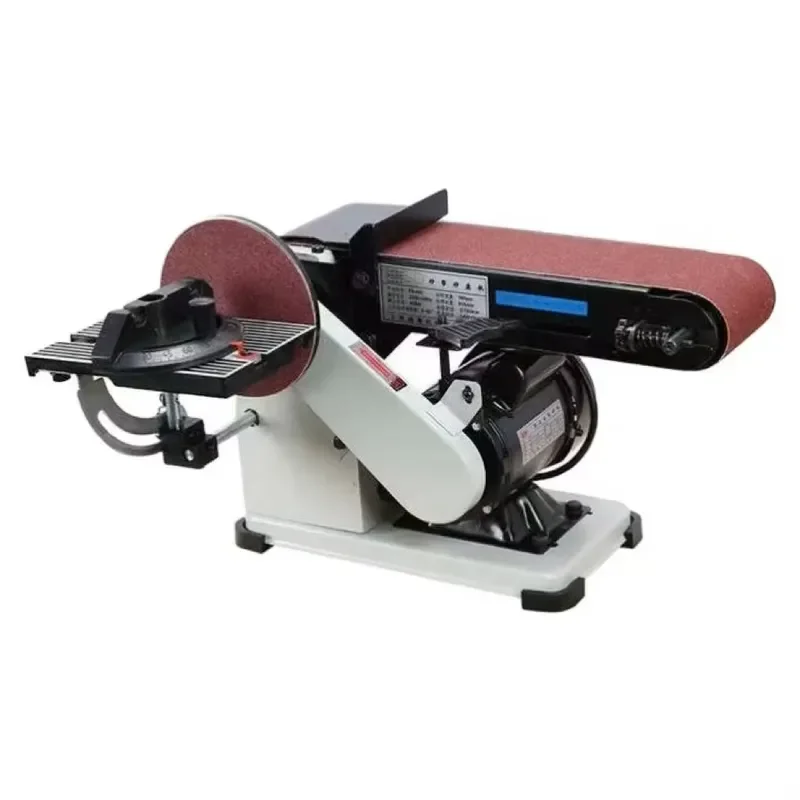 4\X 6\ 450W Electric Woodworking Belt Disc Sander Machine DIY Industrial Grade with 6\ Belt Width and 9\ Disc