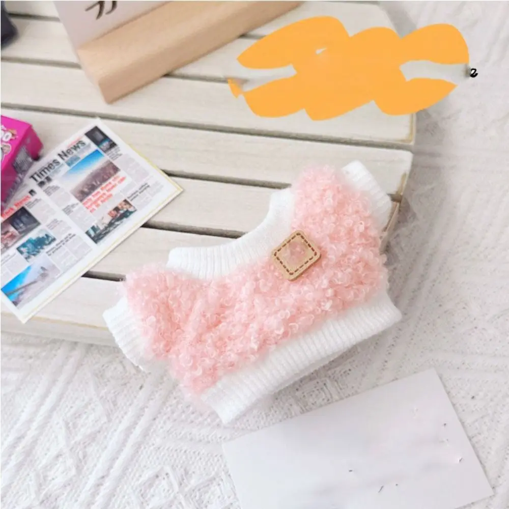 10 cm poppenkleertjes mode cartoon schattige pluche jumpsuit bodem shirt mini t-shirt kleding past pop outfit diy pop accessoires