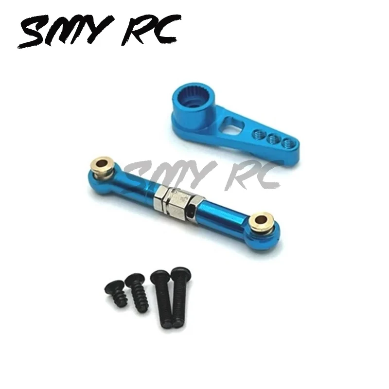 SCY 16101 16102 16103 16104 16201 Metal 25T Servo Arm Servo Horn Steering Servo Link Rod 1/16 RC Car Upgrade Parts Accessories