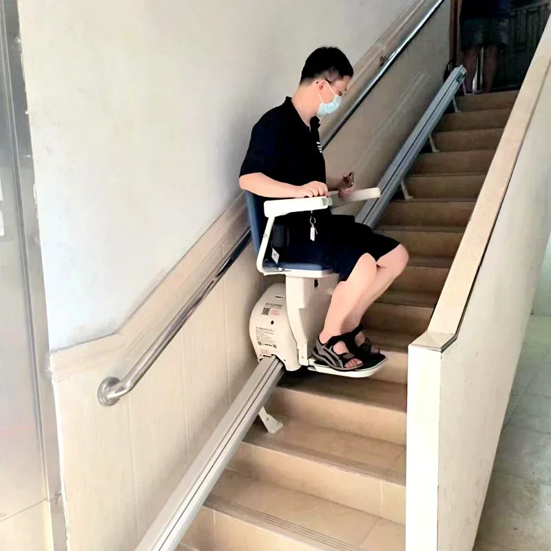 Straight stairlift chair home climbing -Stair climbing aid for seniors