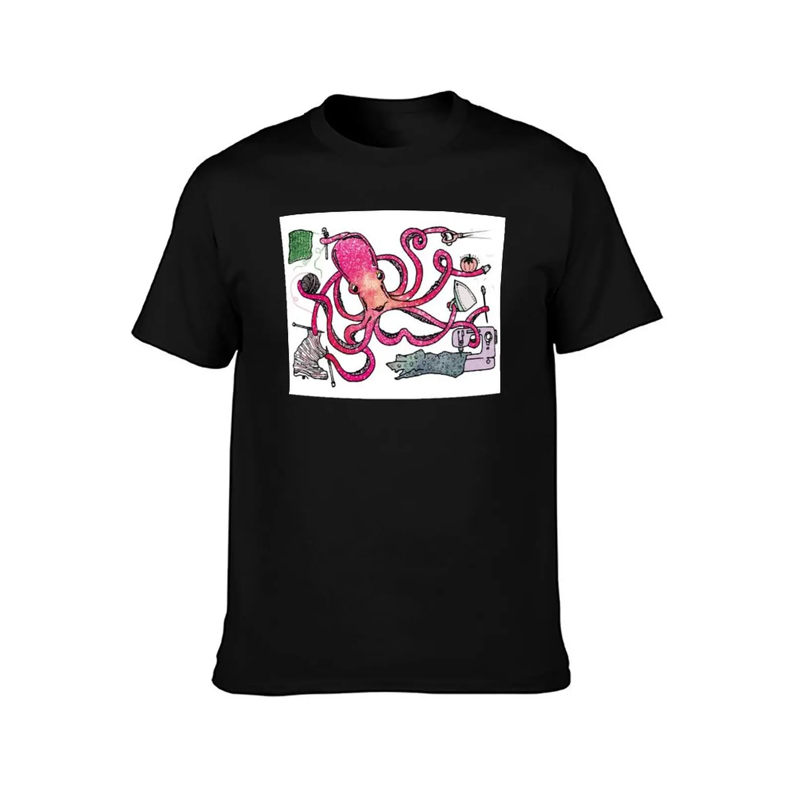 Crafty Octopus T-Shirt Breathable Mesh Panel T-Shirt