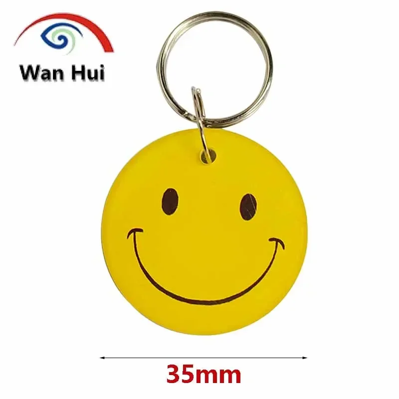 10Pcs EM4305 T5577 Epoxy Card RFID Key Fob Keychain Contactless ID Token 125KHz Tag Blank Copy Cloning Rewritable Waterproof