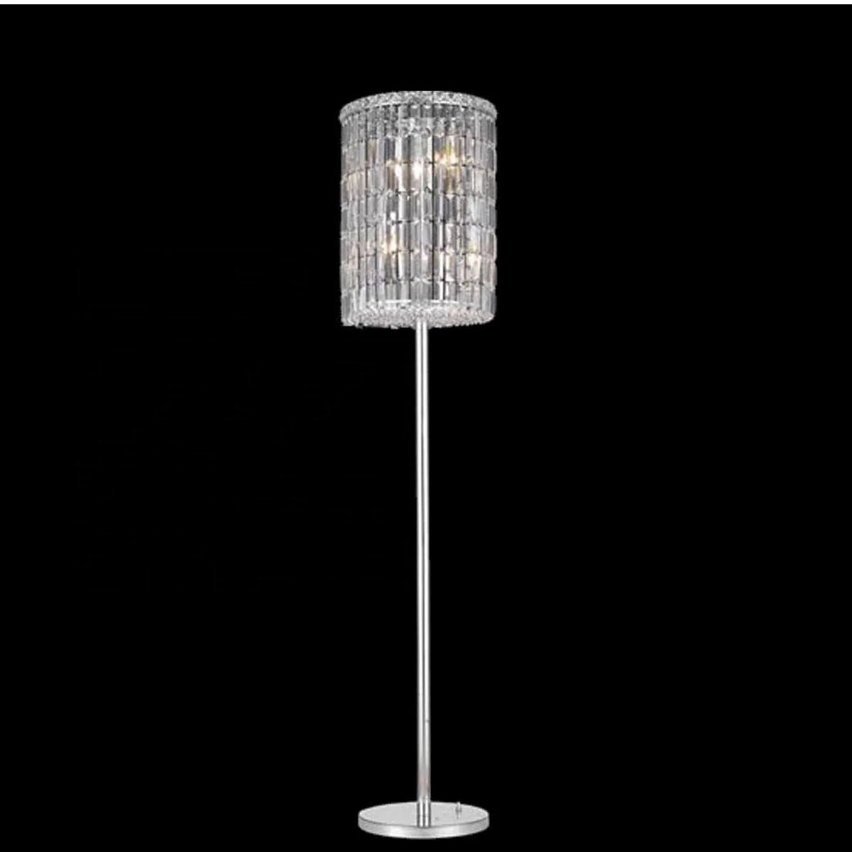 مصباح أرضي كروي كريستالي لتزيين المنزل