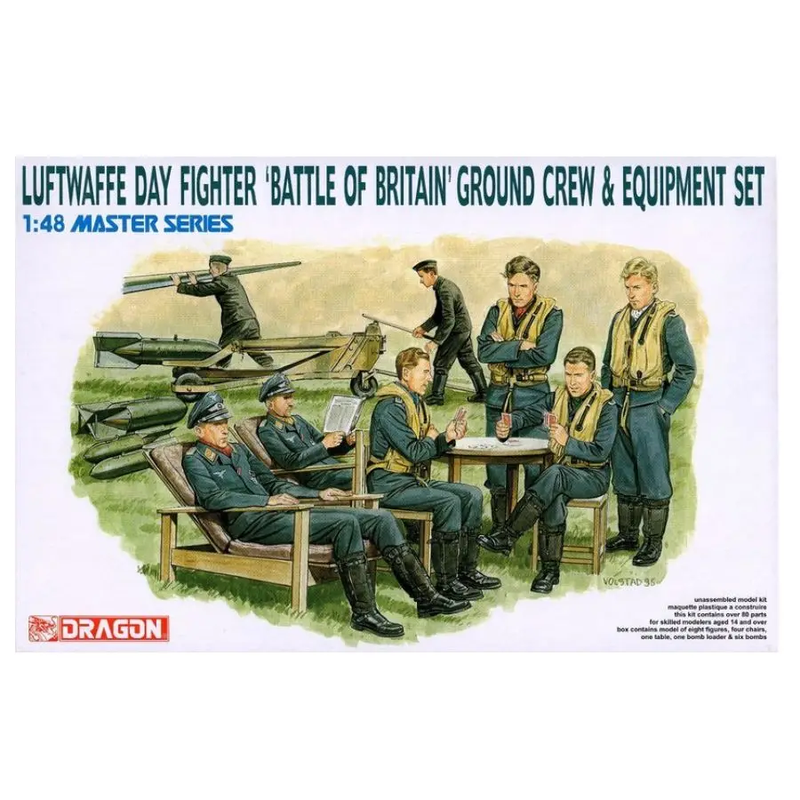 

Истребитель DRAGON Luftwaffe Day [Бойство Великобритании] Набор для экипажа и оборудования (пластиковая модель) 1/48 5532