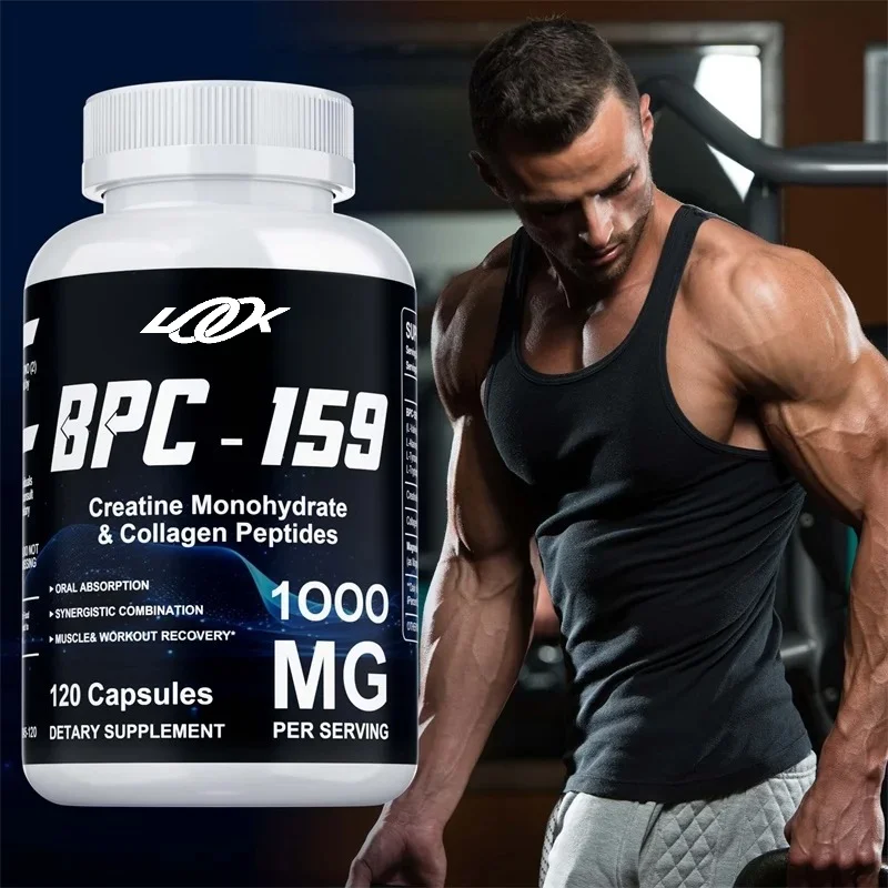 

BPC-159 с креатином моногидратом и коллагеновыми пептидами - повышает энергию, выносливость, способствует восстановлению мышц и улучшению спортивных показателей.