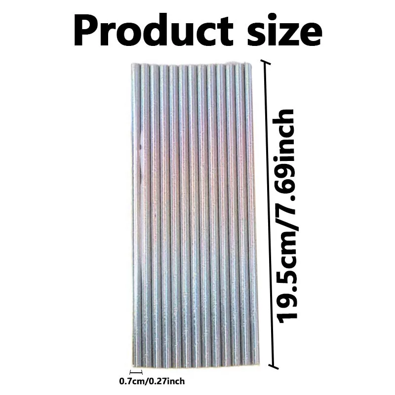 50PCS Disposable Paper Straws Disposable Drinking Paper Straws Cocktail Kitchen Restaurant Birthday Party Wedding Christmas