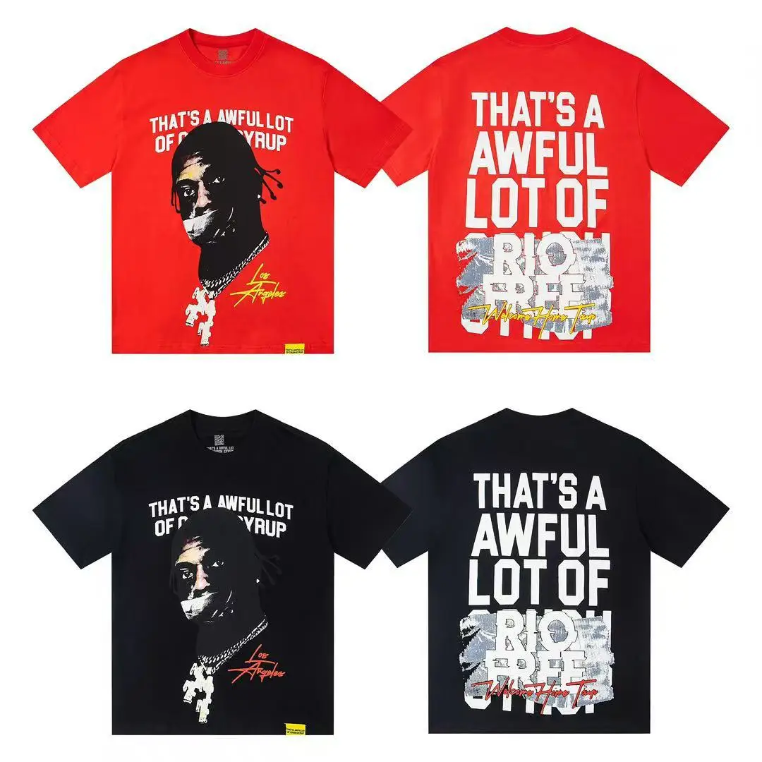 That's A Awful Lot of Cough Syrup Short Sleeve T-Shirt Comfortable Summer Casual men Short Sleeve Unisex Top Cartoon Streetwear
