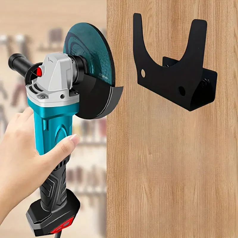 1PC Electric Tool Hook Wall-Mounted Hook Angle Grinder Storage Bracket Garage Tool Storage Bracket